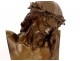 Bronze sculpture bust Christ Clésinger founder F. Barbedienne 41cm XIXth