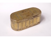 Louis XVI fly box snuff box pomponne eighteenth century wheat sheaf