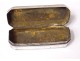 Snuff box solid silver Coq Paris flowers 57gr late eighteenth nineteenth