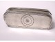 Snuff box solid silver Coq Paris flowers 57gr late eighteenth nineteenth