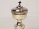 Ciborium of sick travel chrismatory solid silver foreign nineteenth century