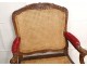 Regency cane armchair carved beech shell foliage eighteenth century