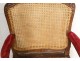 Regency cane armchair carved beech shell foliage eighteenth century