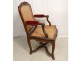 Regency cane armchair carved beech shell foliage eighteenth century