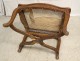 Regency cane armchair carved beech shell foliage eighteenth century