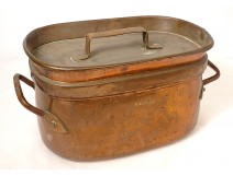 Daubière braising copper signed eighteenth century