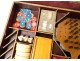 Box board games tokens La Puce Merry Toast Ringtail Cat Puzzle XIXth