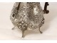 German solid silver jug Storck Sinsheimer Hanau 19th century characters