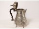 German solid silver jug Storck Sinsheimer Hanau 19th century characters