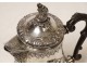 German solid silver jug Storck Sinsheimer Hanau 19th century characters