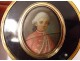 Round solid gold box miniatures portrait gentlemen aristocrats eighteenth