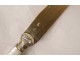 6 dessert knives silver vermeil Vieillard Paris mother of pearl nineteenth monogram