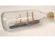 Lot 3 model boats bottle diorama tugboat Popular Art XIXth