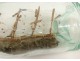 Lot 3 model boats bottle diorama tugboat Popular Art XIXth