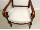 Child&#39;s small armchair Restoration mahogany winding XIXth century