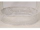 Mathieu Matégot bottle holder in white perforated metal, 20th century design