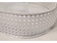 Mathieu Matégot bottle holder in white perforated metal, 20th century design