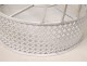 Mathieu Matégot bottle holder in white perforated metal, 20th century design