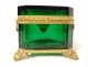 Colorful crystal box golden brass Susse Frères Place Bourse Paris XIXth