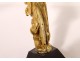 Small miniature statuette Diane huntress greyhound quiver 16th century