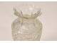 Small baluster vase in cut crystal Baccarat Saint-Louis XIXth century