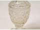 Small baluster vase in cut crystal Baccarat Saint-Louis XIXth century