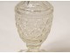 Small baluster vase in cut crystal Baccarat Saint-Louis XIXth century