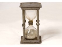 Antique pewter hourglass, 19th century collection