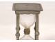 Antique pewter hourglass, 19th century collection