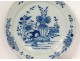 Delft earthenware dish chinese decor vase flowers eighteenth century