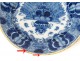 Delft earthenware dish claw feathers peacock white-blue eighteenth century