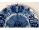 Delft earthenware dish claw feathers peacock white-blue eighteenth century