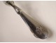 Salad tongs solid silver Minerva silversmith Queille XIXth century