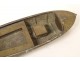 Model of a metal boat from the XIXth century Popular Art collection