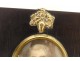 Miniature painted portrait gentleman noble aristocrat XIXth century