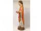 Statue polychrome wood sculpture Saint breton crosse Brittany late 17th century