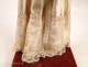Automaton doll dress Silk and Lace 20th