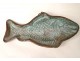 Cake mold chocolate copper fish kitchen copper antique nineteenth century