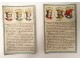 Lot 14 cards History of the Kings of France Clovis Valois Louis XIV XIXth