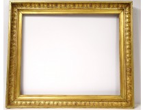 Gilded stucco wood frame palm leaf frieze 1st Empire 19th century