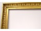 Gilded stucco wood frame palm leaf frieze 1st Empire 19th century