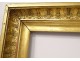 Gilded stucco wood frame palm leaf frieze 1st Empire 19th century