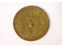 Bronze medal St-Hubert deer Société Canine Bretonne Cariat XXth
