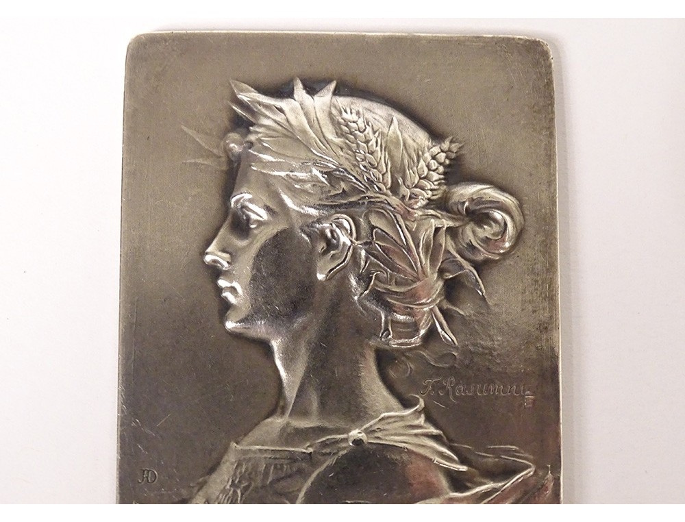 Médaille Argent 1906 Concours Agricole De Saint-André (Eure) - F. Rasumny, Bon état