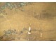 Tissue paper painting roller Japan bird phoenix flowers landscape late eighteenth