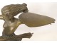 Bronze sculpture Pierre le Faguays amazon woman Lady Warrior Art Deco twentieth
