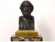 Homer bust pendulum bronze marble breach Lepaute Royal Palace Nineteenth Empire