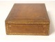 Office box letters golden leather iron Nanpon Faubourd St Honoré Paris XIXth