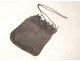 Aumonière purse bag sterling silver 217grammes XIXth century