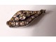 Sterling silver jewel pendant white sapphires PB 5.31gr 18th century